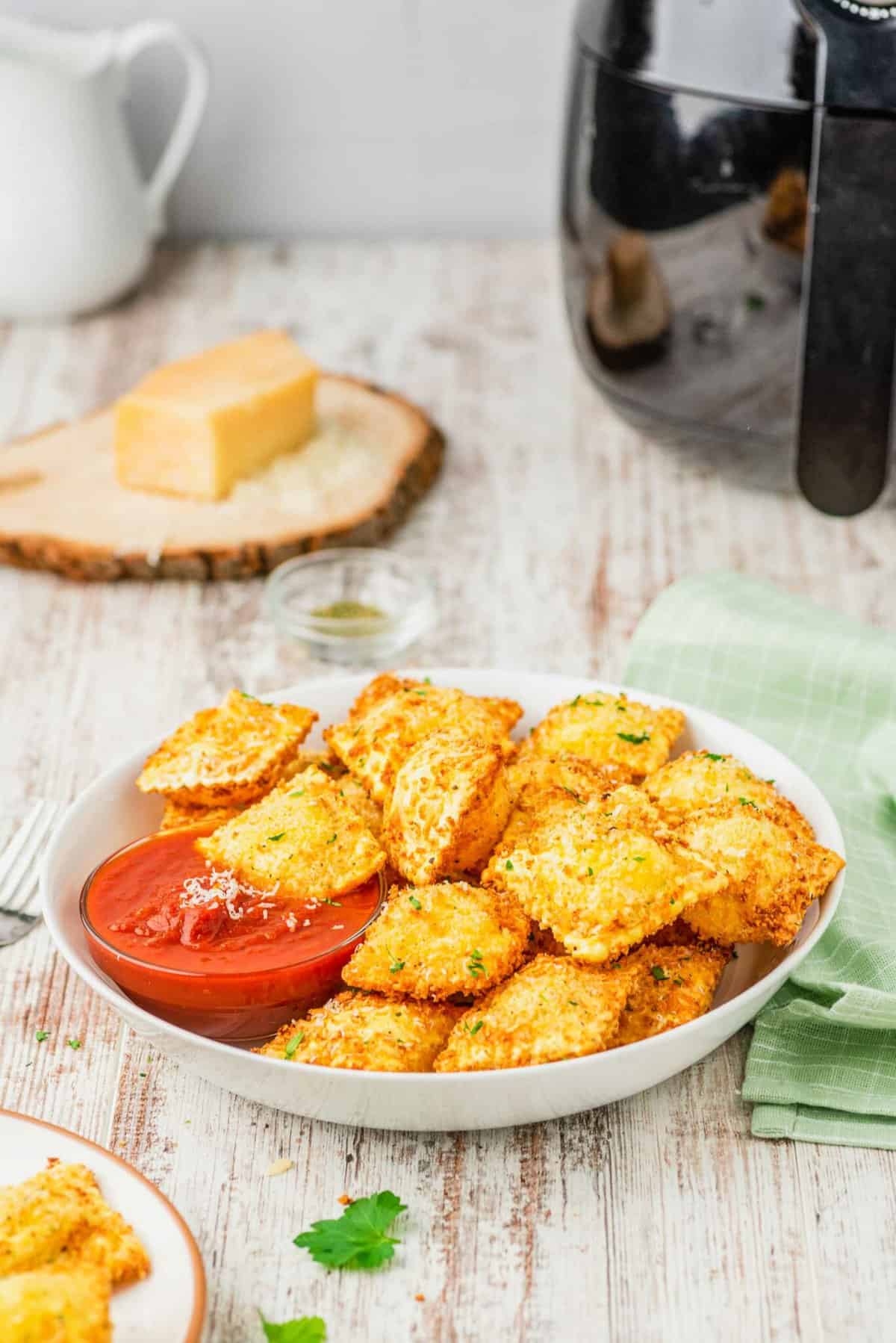 Crispy Air Fryer Ravioli Recipe Table for Two