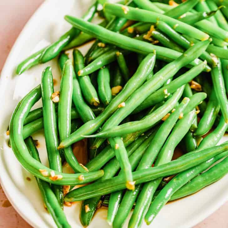 Cold Garlic and Soy Green Beans Table for Two® by Julie Chiou