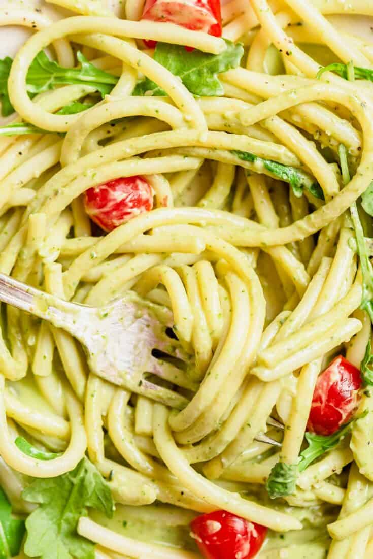 Easy Creamy Avocado Pasta | Table for Two® by Julie Chiou