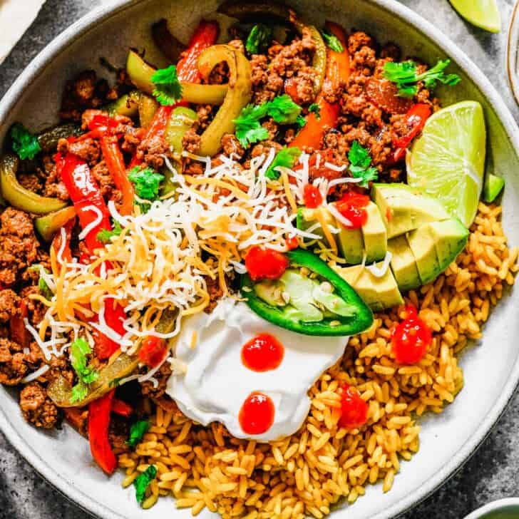 Ground Beef Fajitas | Table for Two® by Julie Chiou