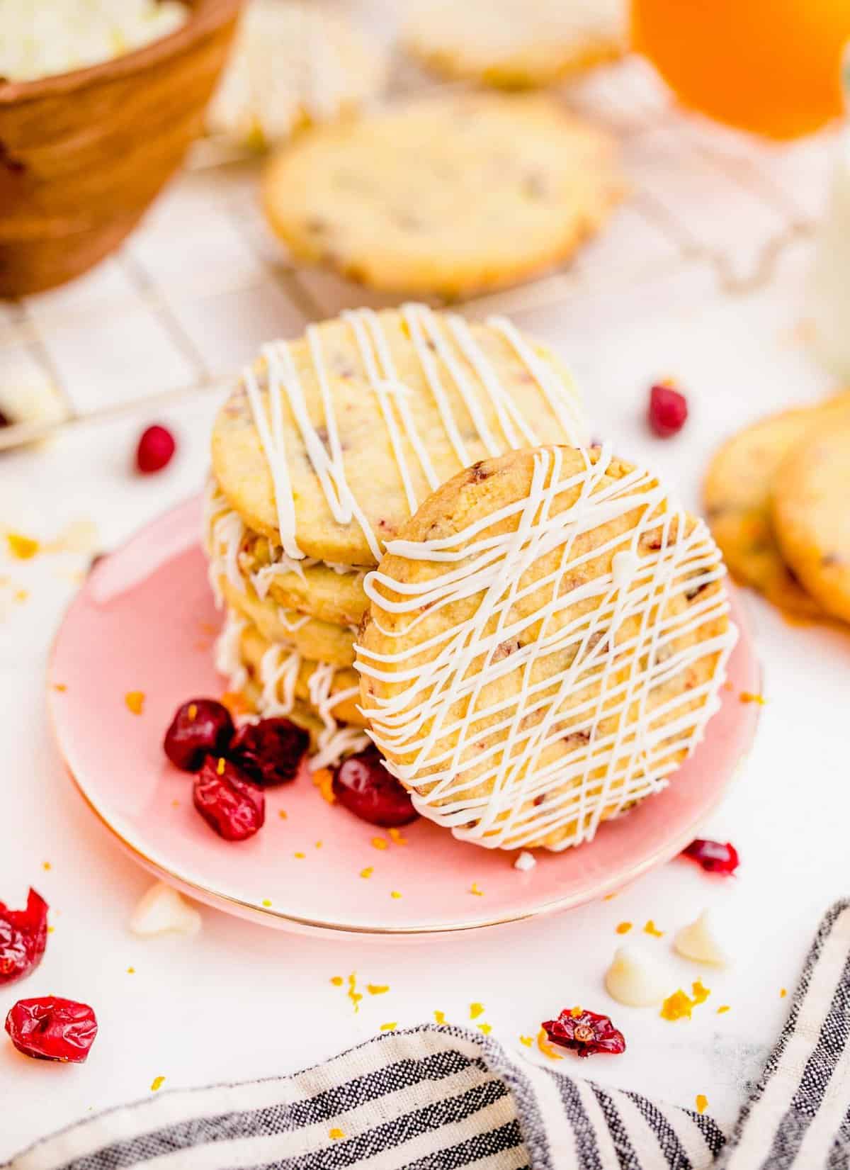 Cranberry Orange Shortbread 