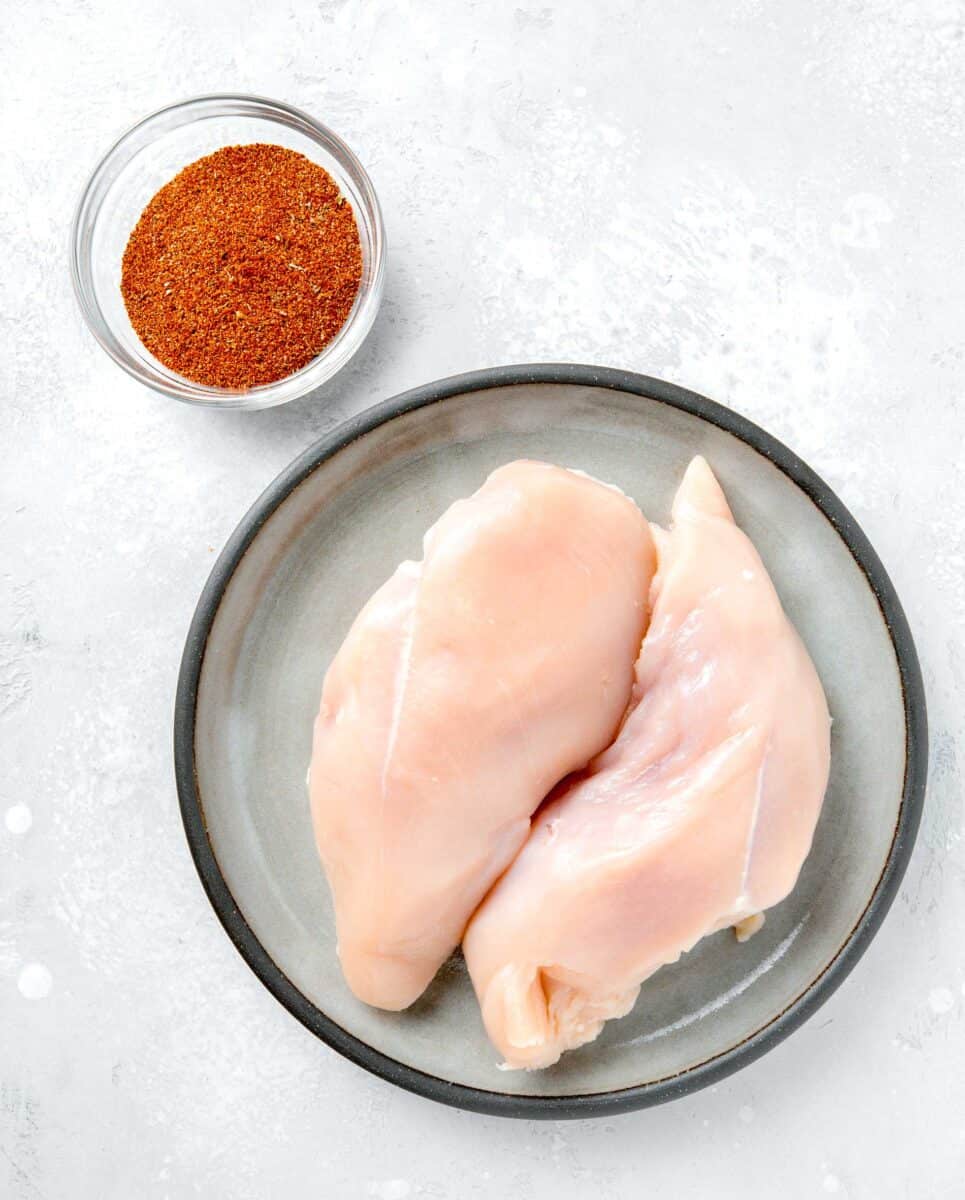 ingredients for air fryer blackened chicken