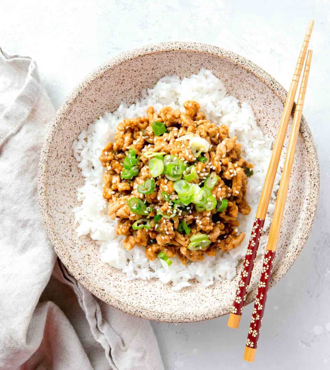 Ground Chicken Teriyaki  Table for Two® by Julie Chiou