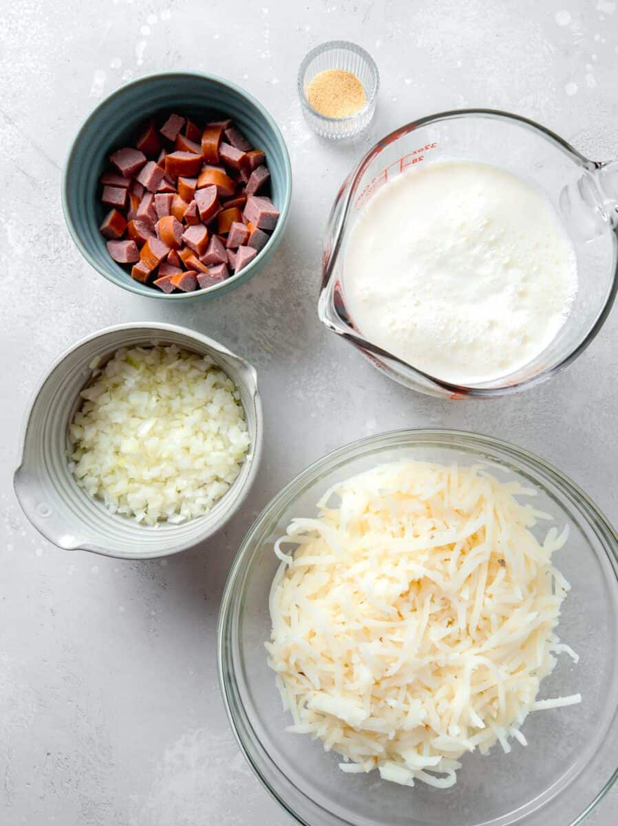 ingredients for egg white breakfast casserole