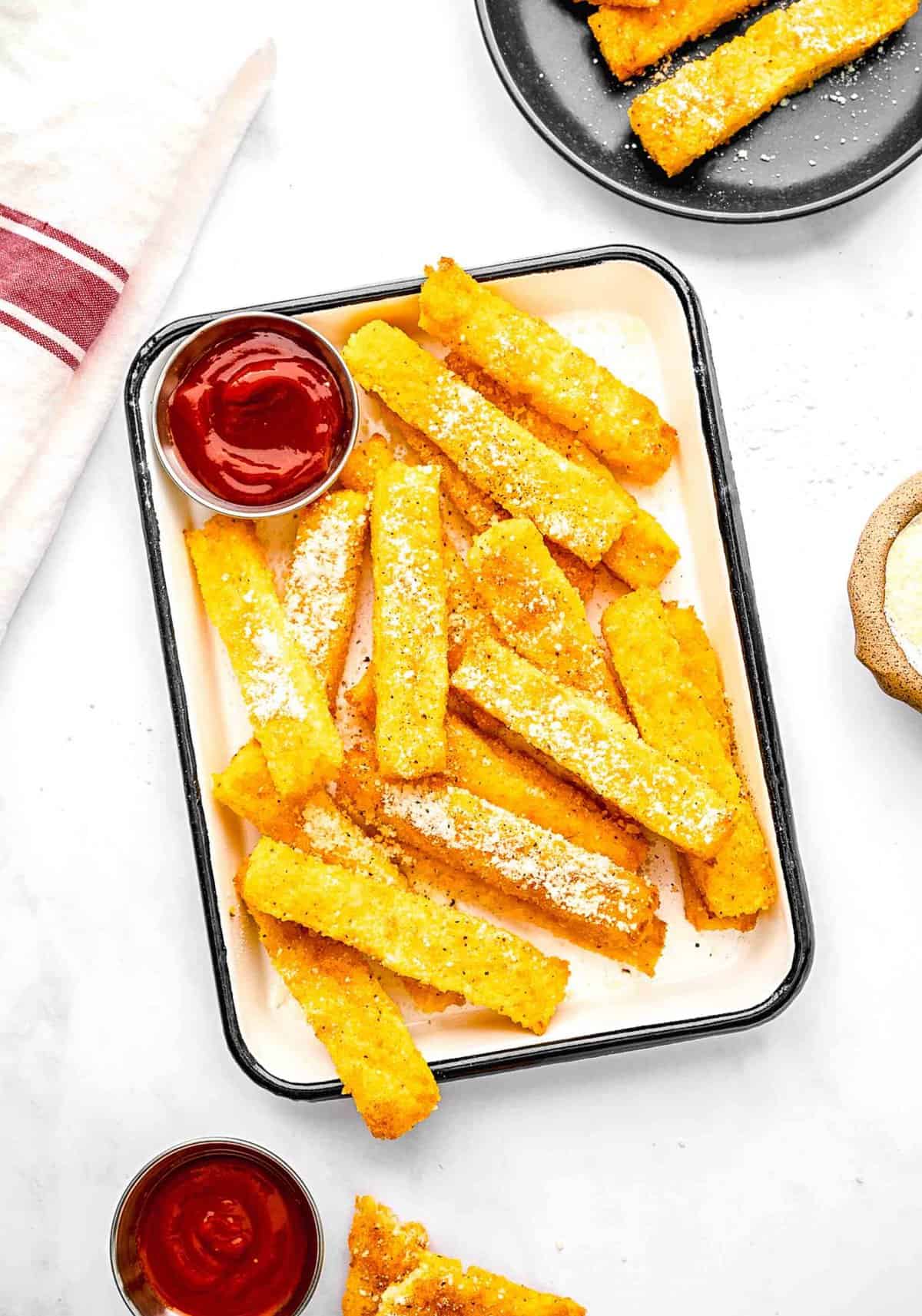 Baked Polenta Fries  Table for Two® by Julie Chiou