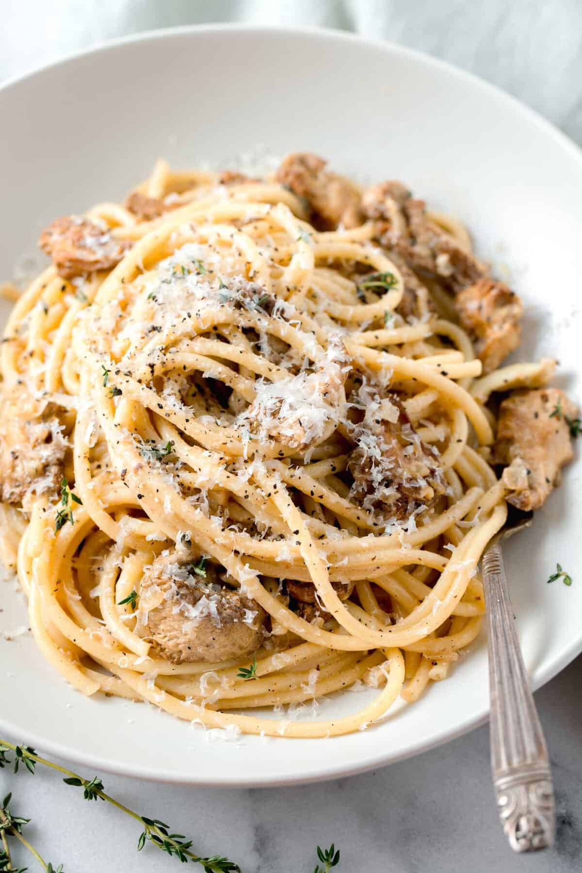 Lion S Mane Mushroom Pasta Table For