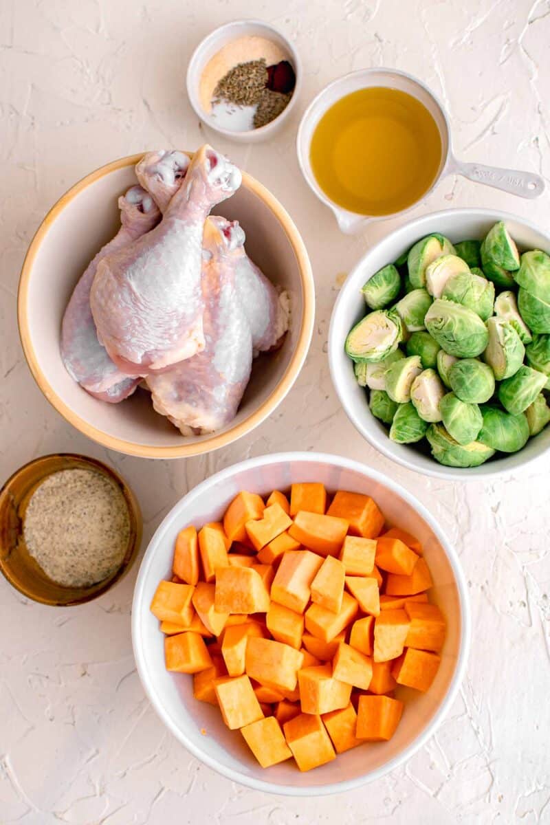 ingredients for lemon pepper drumsticks