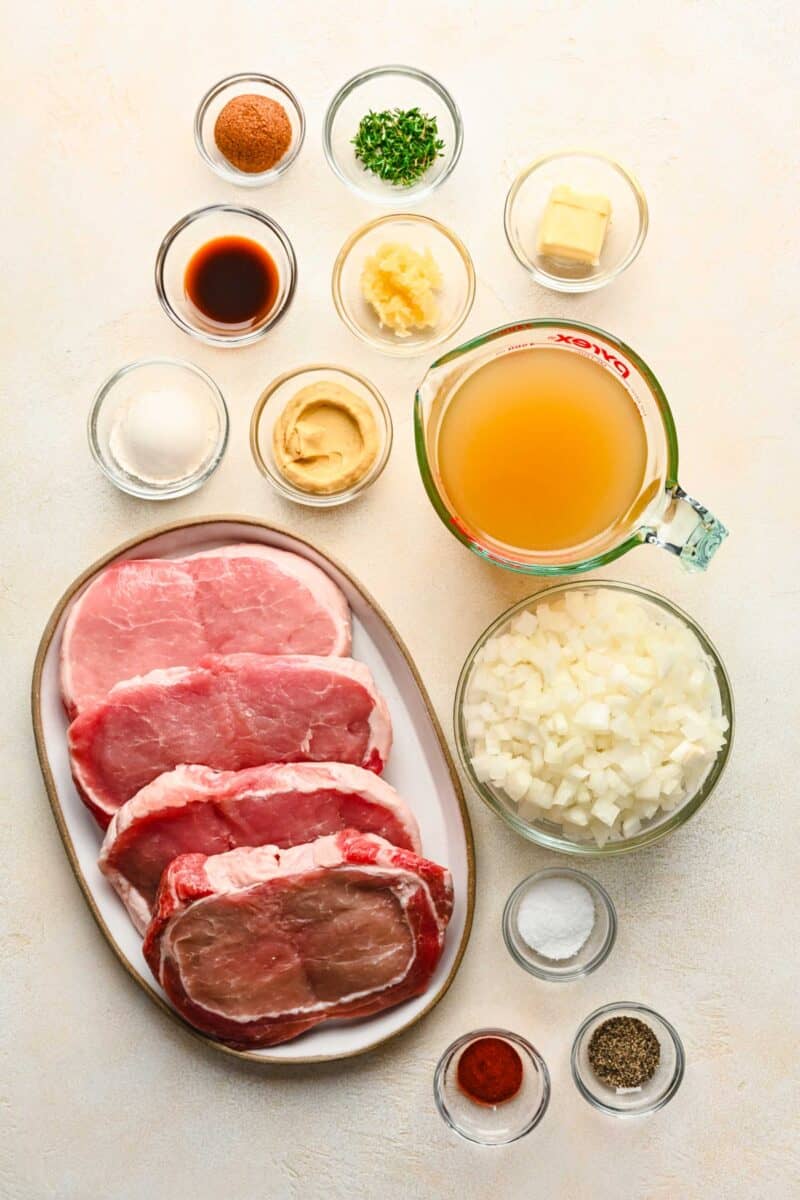 ingredients for instant pot pork chops