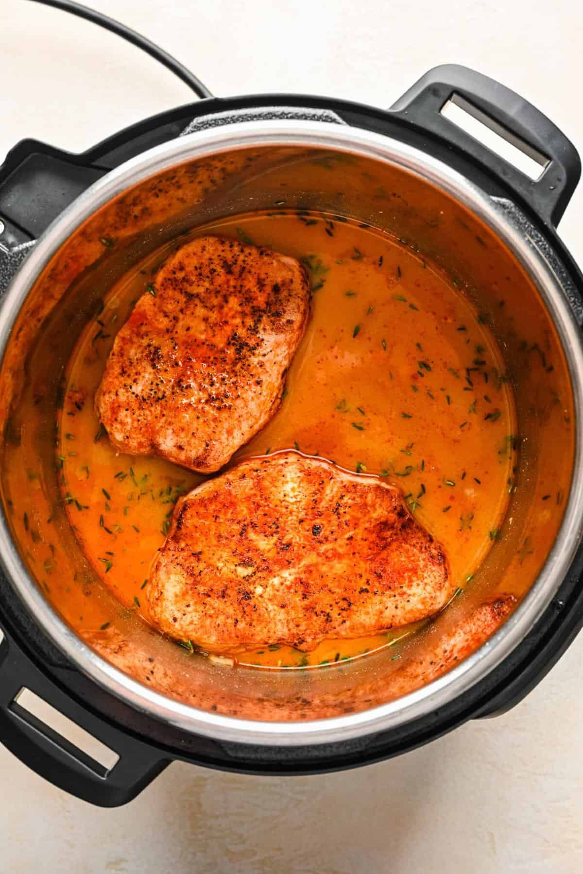 Instant Pot Pork Chops | Table for Two® by Julie Chiou