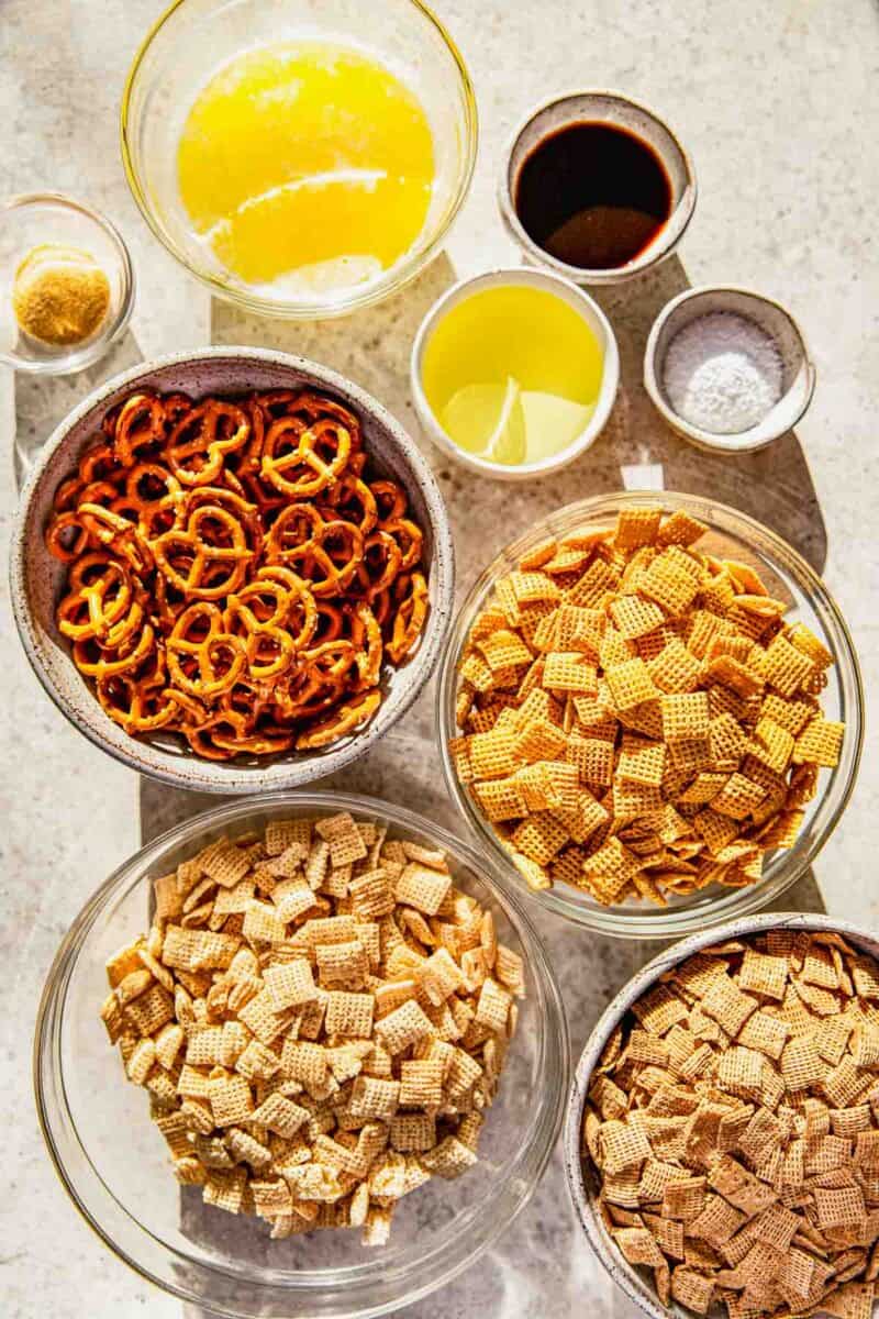 homemade chex mix ingredients