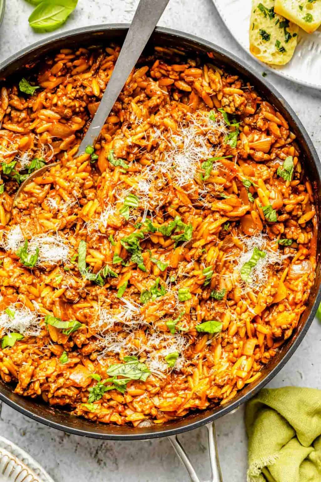 ground-beef-and-orzo-table-for-two-by-julie-chiou