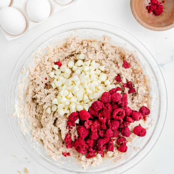 White Chocolate Raspberry Cookies | Table for Two® by Julie Chiou