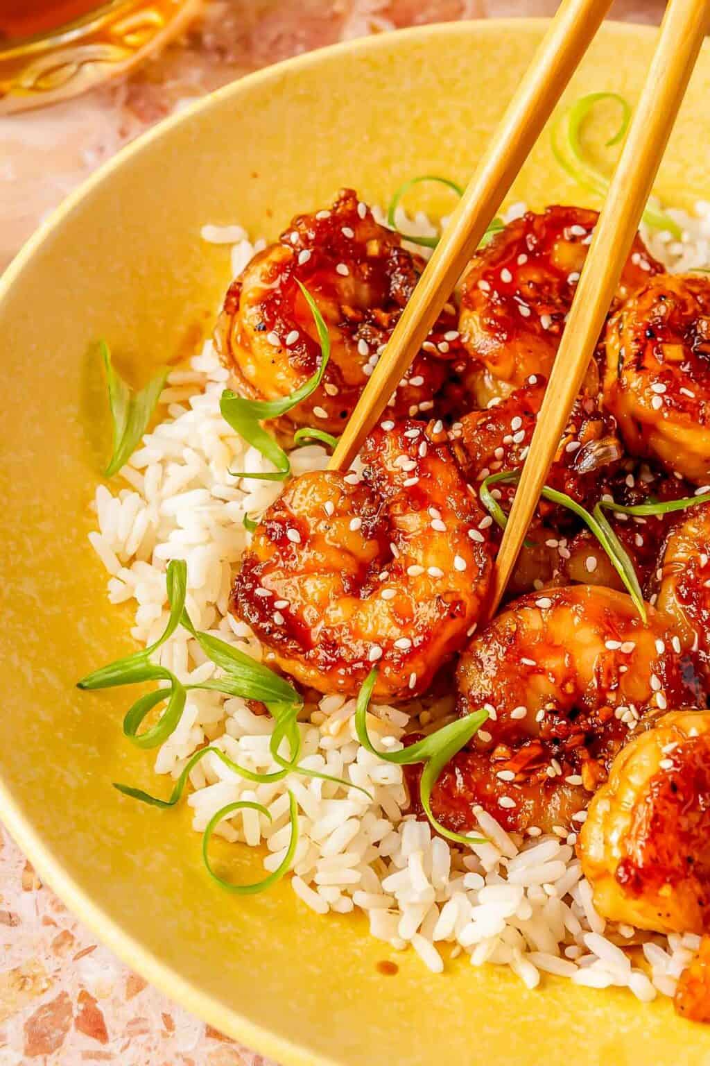 Honey Garlic Shrimp | Table for Two® by Julie Chiou